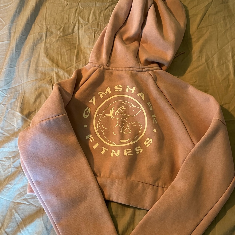 Light pink Cropped zip up